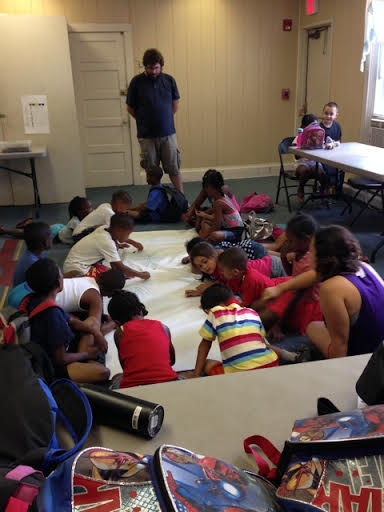 Exploring non-representational imagery, sound, and movement with day campers